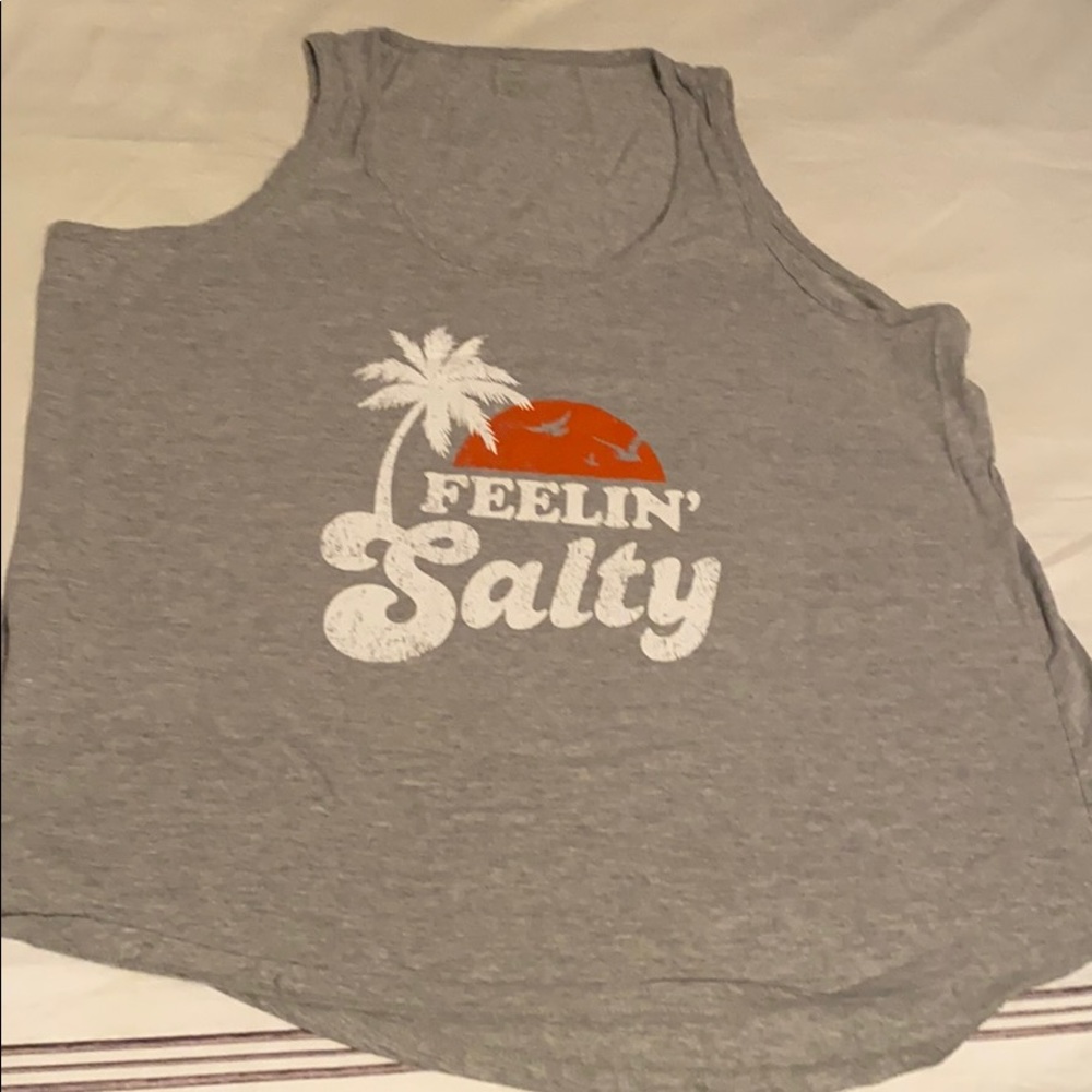 Gray tank top